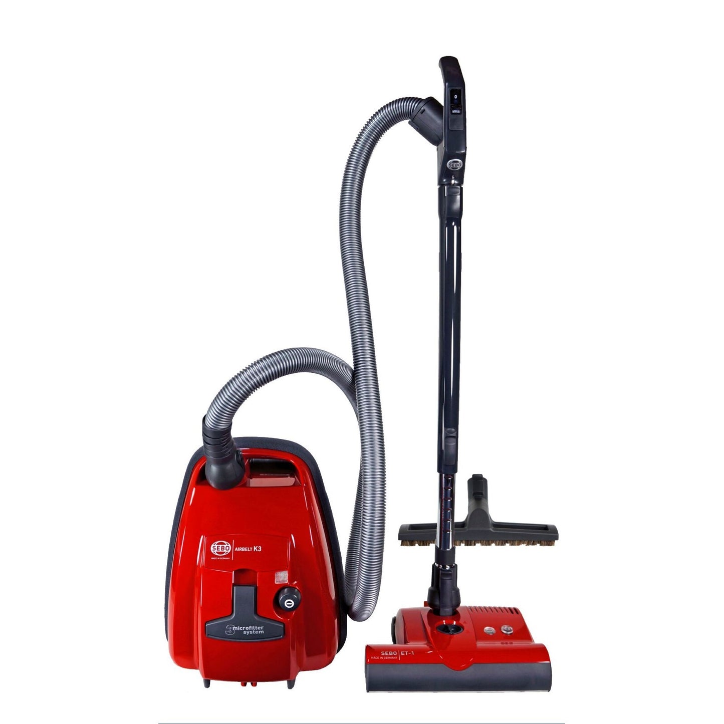 SEBO Airbelt K3 Premium Canister Vacuum Red